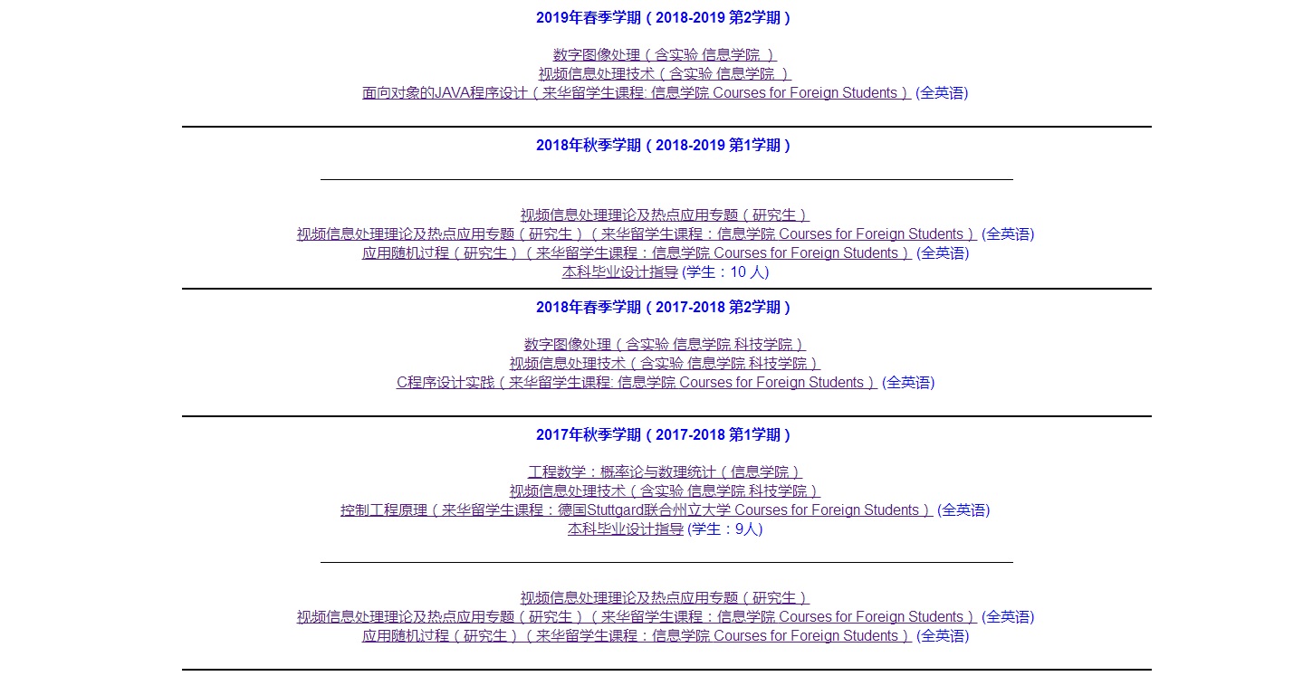 Courses taught by Ken at NBU