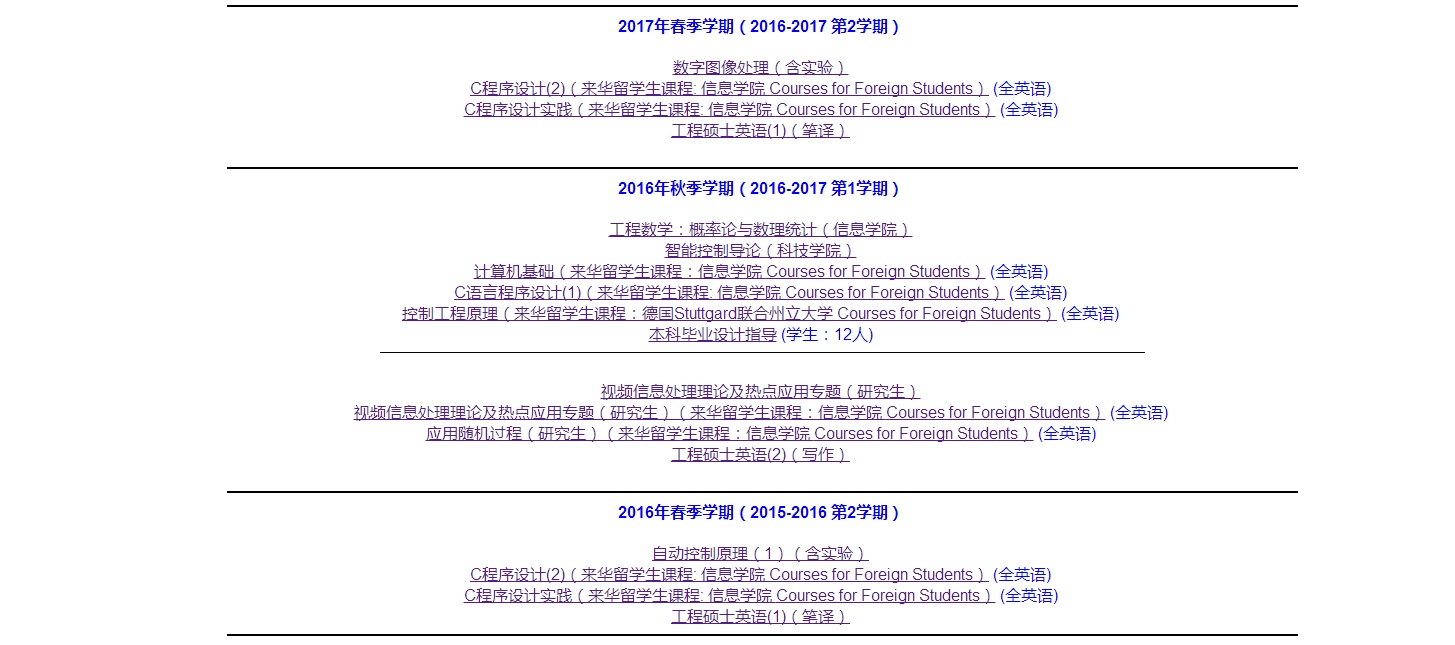 Courses taught by Ken at NBU