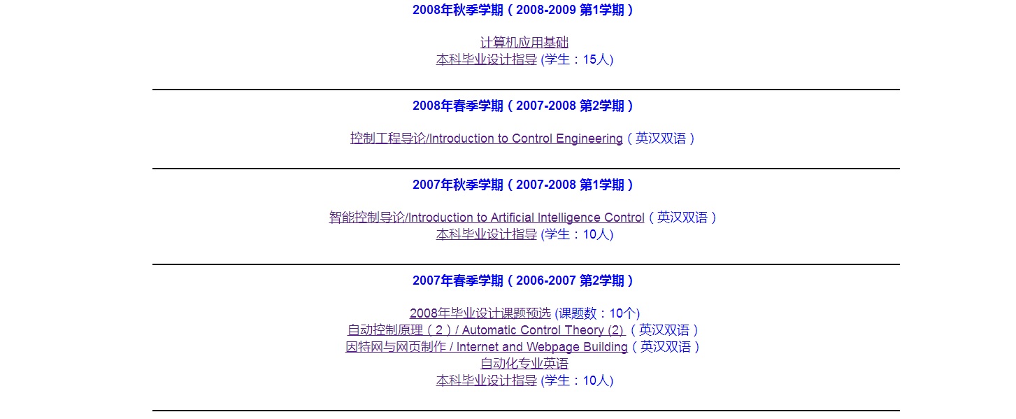 Courses taught by Ken at NBU